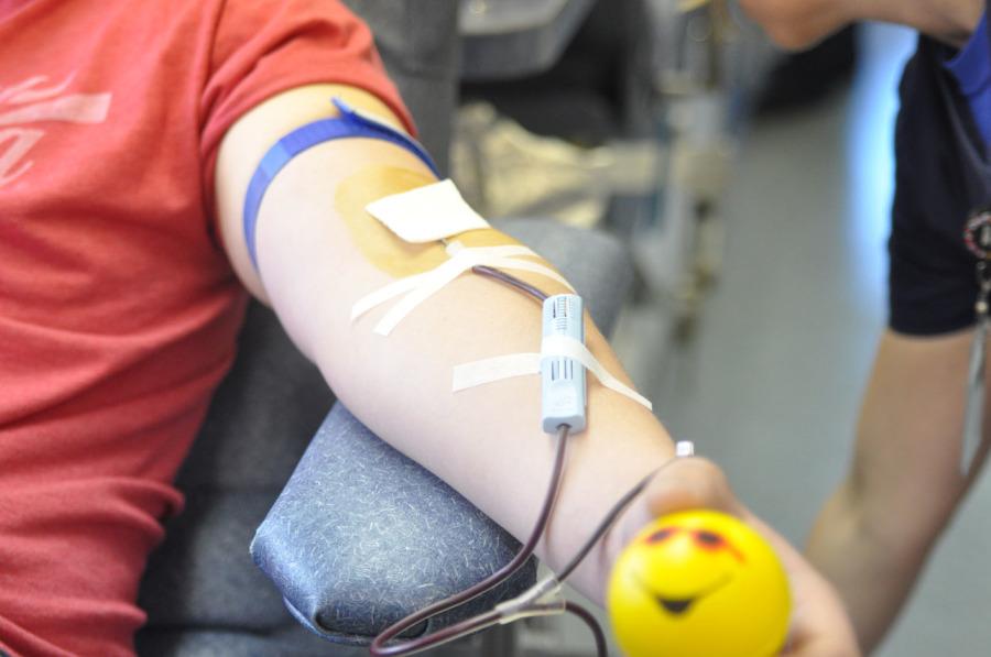 Blood drive held at critical moment