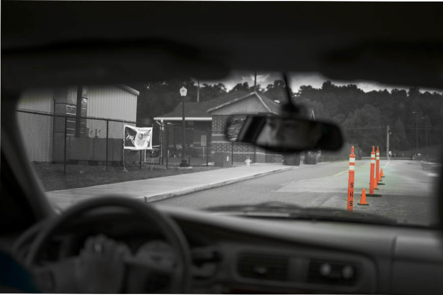 Students have become frustrated by an excess of cones in the parking lot.