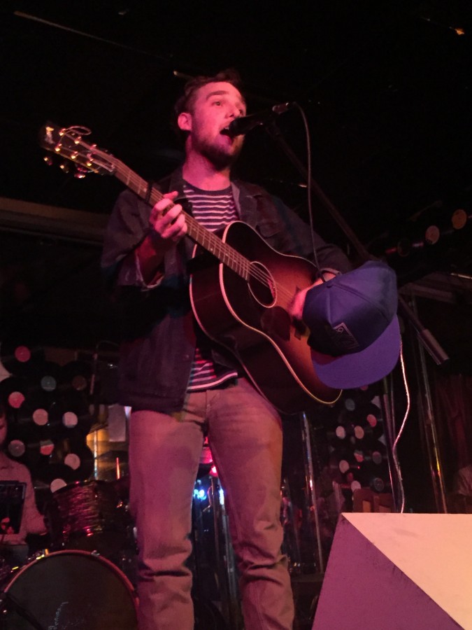 Dillon Hodges performs one of his personal favorite originals, Boomerang, at the Syndicate Lounge in Birmingham, Alabama on Nov. 4. Hodges performed songs off the debut album for his band, firekid, and is kicking off a U.S. tour in 2016. 