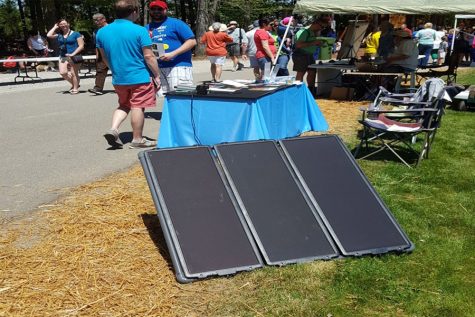 Energy Alabamas booth lead by example with their solar panels