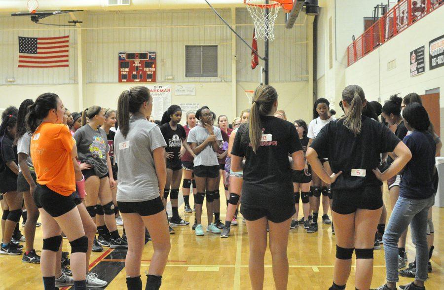 Volleyball tryouts go on despite lack of coach
