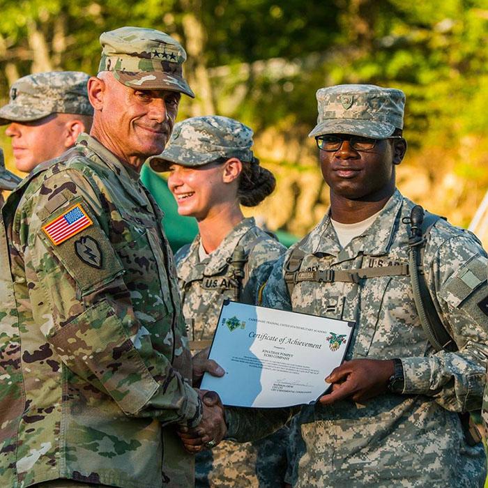 Former Senator awarded at West Point