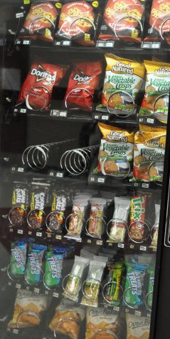 High school vending machine that hasn't been refilled