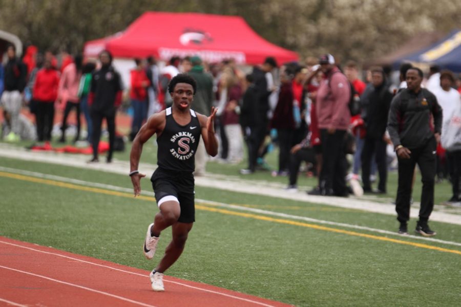 Sophomore Johnny Holloway competes in his first state competition. 