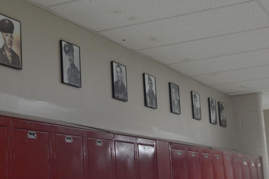 The wall of honor will be presented to veterans on the day of the veterans assembly. 