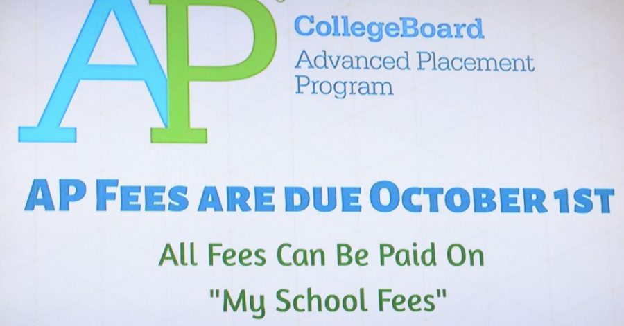 Collecting Ap fees earlier proves to be more effective in test taking for students.