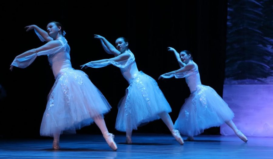 Sophomore Sarah Helms performs in the local production of The Nutcracker. The show took place at the VBCC last weekend. 