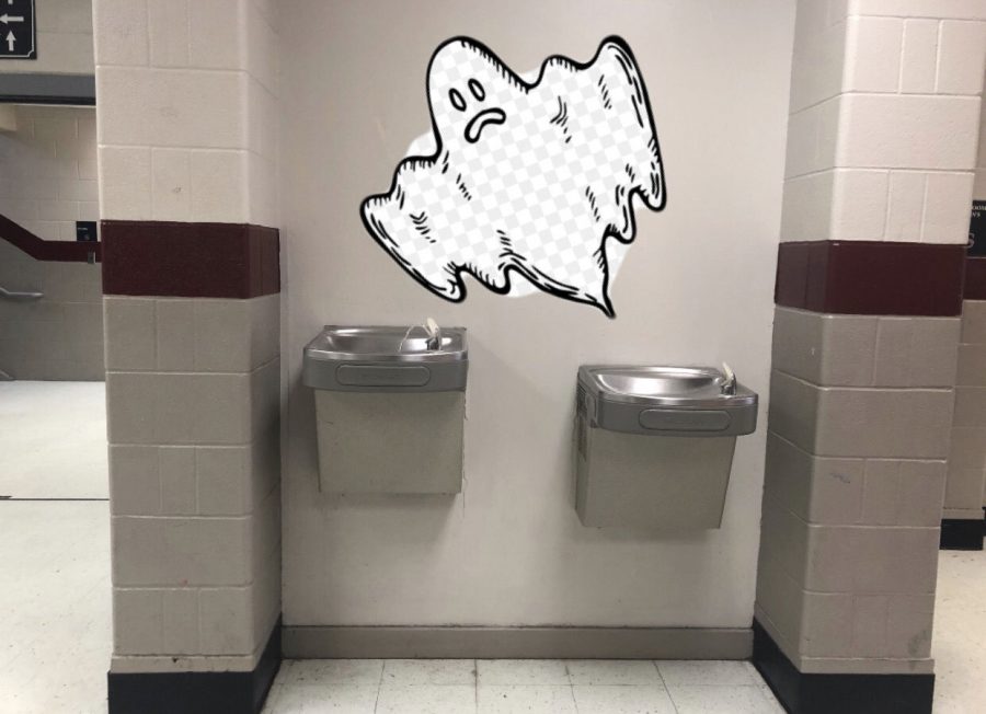 Water Fountain Seems To Be Haunted
