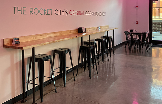 The Rocket Citys Original Cookie Doughery opened last month. 