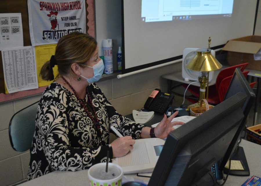 After 27 years teaching math at Sparkman, Becky Chapman is retiring. Chapman has agreed to teach math at a high school in Tennessee in the fall. 