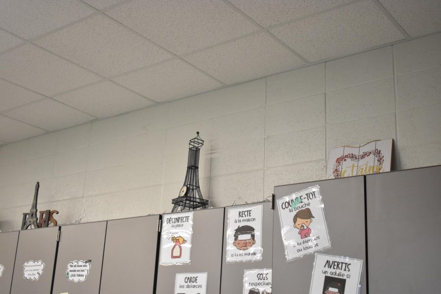 The Eiffel Tower inside Mrs. Hamletts room