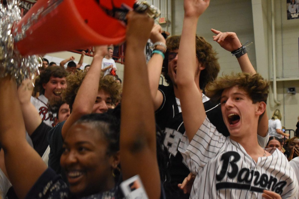 Sparkman students show their school spirit at the schools first pep rally. The theme for the rally was jerseys.  