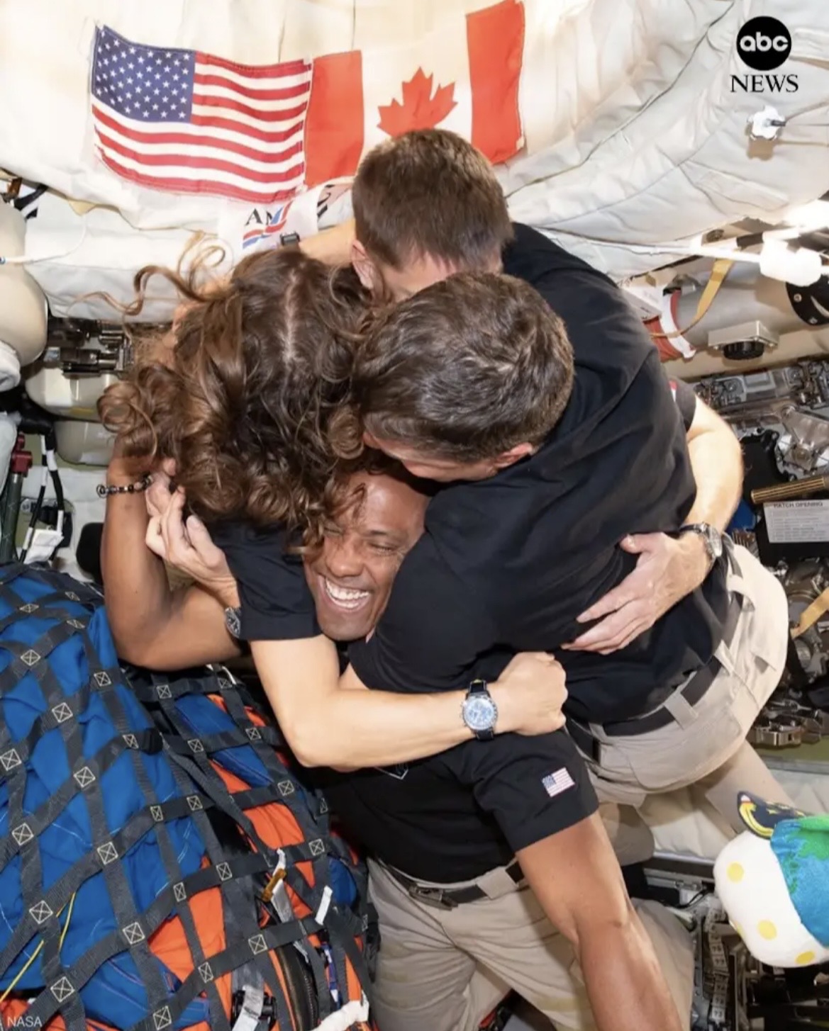 The Artemis 2 crew prepares for splashdown. 